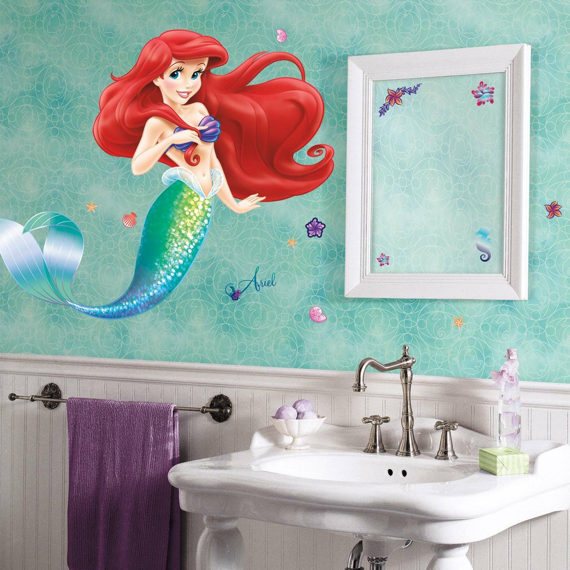 RoomMates Disney The Little Mermaid Peel & Stick Giant Wall Decals